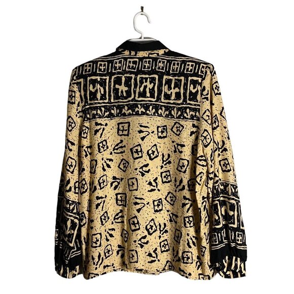 Jane Lane Collection Women's Vintage Patterned Button-Up Shirt Sz M - Picture 4 of 8